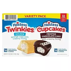 Hostess, Cupcakes & Twinkies, Variety, 47.13 oz, 32 pack