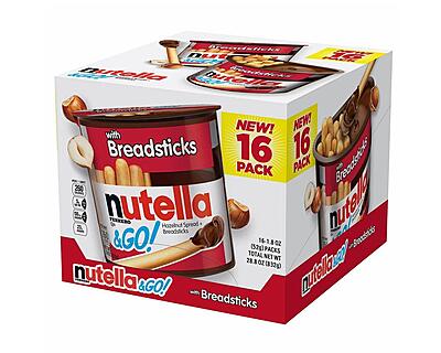 Ferrero, Nutella & Go, 1.8 oz, 16 pack