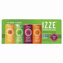 IZZE, Sparkling Juice, Variety, 08.4 oz, 24 pack