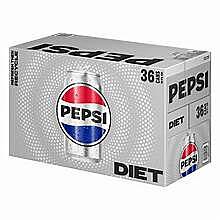Pepsi, Diet, 12 oz, 36 pack