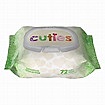 Cuties, Baby Wipes, Sensitive Unscented, 72 pack