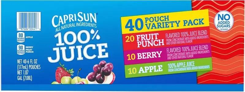 Capri Sun, Variety Pack,  6 fl. oz., 40 pack