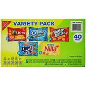 Nabisco, Cookies and Crackers, Variety Pack, 40 pack